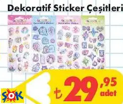 Dekoratif Sticker Çeşitleri