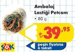 Petcom Ambalaj Lastiği 80 G