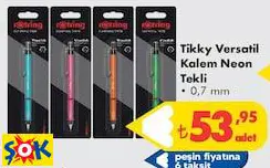 Rotring Tikky Versatil Kalem Neon Tekli Çeşitleri