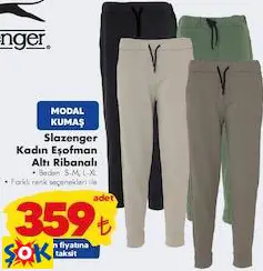 Slazenger Kadın Eşofman Altı Ribanalı