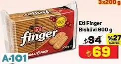 Eti Finger Bisküvi 900 G