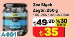 Zeo Siyah Zeytin 250 G