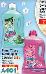 Bingo Yüzey Temizleyici 2.5 Lt Çeşitleri