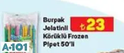 Burpak Jelatinli Körüklü Frozen Pipet 50'Li