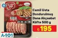 Cemil Usta Dondurulmuş Dana Akçaabat Köfte 500 G