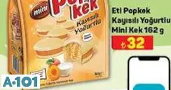 Eti Popkek Kayısılı Yoğurtlu Mini Kek 162 G