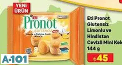 Eti Pronot Glutensiz Limonlu Ve Hindistan Cevizli Mini Kek 144 G