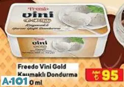 Freedo Vini Gold Kaymaklı Dondurma 1000 Ml