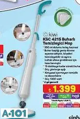 Kiwi KSC-4215 Buharlı Temizleyici Mop