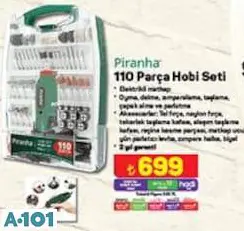 Piranha 110 Parça Hobi Seti