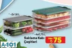 Saklama Kabı 2X1.6 L/4X0.75 L Çeşitleri