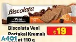 Şölen Biscolata Veni Portakal Kremalı Gofret 110 G