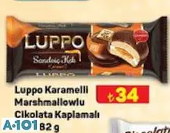 Şölen Luppo Karamelli Marshmallowlu Çikolata Kaplamalı Kek 182 G