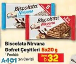 Şölen Biscolata Nirvana Gofret 5X20 G Çeşitleri