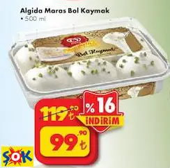 Algida Maraş Bol Kaymak 500 Ml