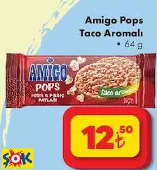 Amigo Pops Taco Aromalı 64 G