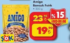 Amigo Boncuk Fıstık 200 G