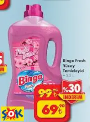 Bingo Fresh Yüzey Temizleyici 2,5 L