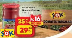 Bizim Vatan Domates Salçası 650 G