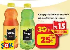 Cappy Serin Narenciye/Misket Limonlu İçecek 1 L