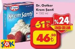 Dr.Oetker Krem Şanti 150 Ml