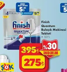 Finish Quatum Bulaşık Makinesi Tableti 50'Li