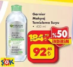 Garnier Makyaj Temizleme Suyu 400 Ml