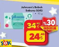 Johnson's Bebek Sabunu Sütlü 90 G