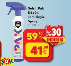 Selsil Pak Köpük Temizleyici Sprey 500 Ml