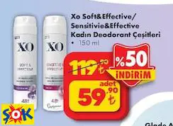 Xo Kadın Deodorant Çeşitleri 150 Ml