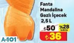 Fanta Mandalina Gazlı İçecek 2,5 L