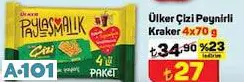 Ülker Çizi Peynirli Kraker 4X70 G