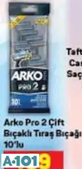 Arko Pro 2 Çift Bıçaklı Tıraş Bıçağı 10'Lu