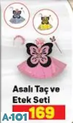 Asalı Taç Ve Etek Seti