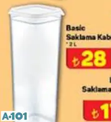 Basic Saklama Kabı 2 L