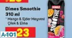 Dimes Smoothie 310 Ml Mango&Ejder Meyvesi/Çilek&Elma