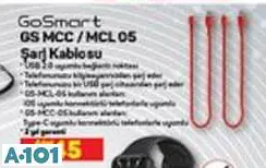 Go Smart GS MCC/MCL 05 Şarj Kablosu