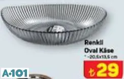 Renkli Oval Kase