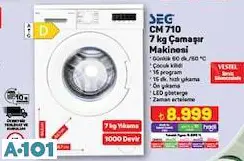 Seg CM 710 7 Kg Çamaşır Makinesi