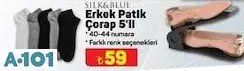 Silk&Blue Erkek Patik Çorap 5'Li