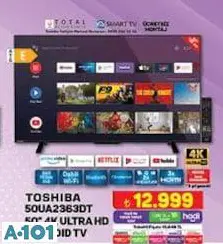 Toshiba 50UA2363DT 50 İnç 4K Ultra HD Android Tv Akıllı Televizyon