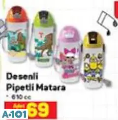 Desenli Pipetli Matara 610 Cc