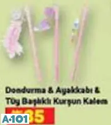 Dondurma & Ayakkabı & Tüy Başlıklı Kurşun Kalem