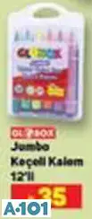 Globox Jumbo Keçeli Kalem 12'Li