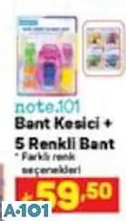 Note 101 Bant Kesici+5 Renkli Bant