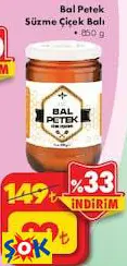 Bal Petek Süzme Çiçek Balı 850 G