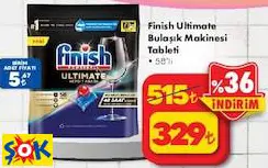 Finish Ultimate Bulaşık Makinesi 58'Li