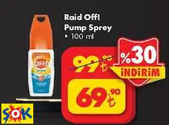 Raid Off! Pump Sprey 100 Ml