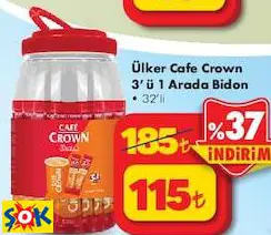 Ülker Cafe Crown 3'Ü 1 Arada Bidon 32'Li