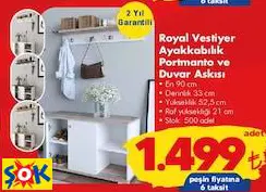 Royal Vestiyer Ayakkabılık Portmanto Ve Duvar Askısı